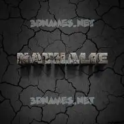 nathalie in Cracked Stone style - 3D name wallpaper