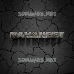 navaneet in Cracked Stone style - 3D name wallpaper