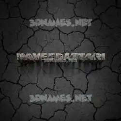 naveedattari in Cracked Stone style - 3D name wallpaper