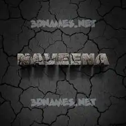 naveena in Cracked Stone style - 3D name wallpaper