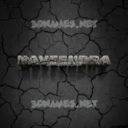 naveendra in Cracked Stone style - 3D name wallpaper