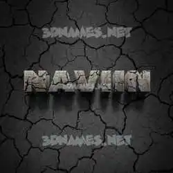 naviin in Cracked Stone style - 3D name wallpaper