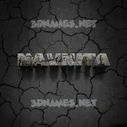 navnita in Cracked Stone style - 3D name wallpaper