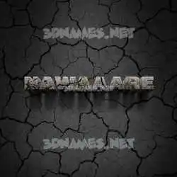 nawaaare in Cracked Stone style - 3D name wallpaper