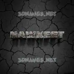 nawneet in Cracked Stone style - 3D name wallpaper