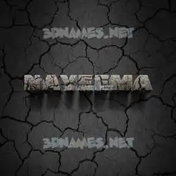 nayeema in Cracked Stone style - 3D name wallpaper