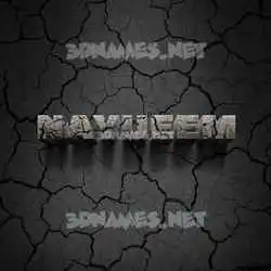 nayueem in Cracked Stone style - 3D name wallpaper