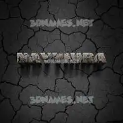 nayyhira in Cracked Stone style - 3D name wallpaper