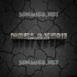 neelakshi in Cracked Stone style - 3D name wallpaper