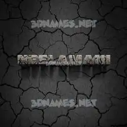 neelamani in Cracked Stone style - 3D name wallpaper