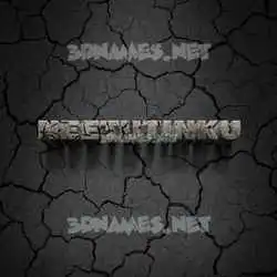 neetutinku in Cracked Stone style - 3D name wallpaper