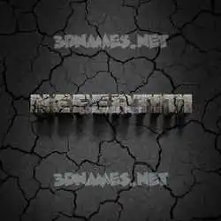 nefertiti in Cracked Stone style - 3D name wallpaper
