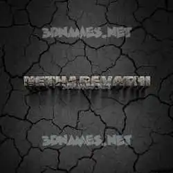 netharevathi in Cracked Stone style - 3D name wallpaper