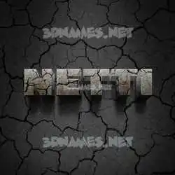 netti in Cracked Stone style - 3D name wallpaper