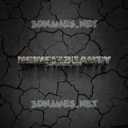 newfiebeauty in Cracked Stone style - 3D name wallpaper