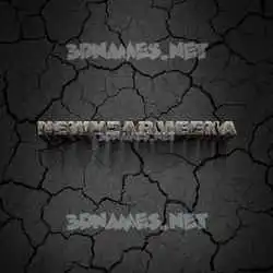 newyearmeena in Cracked Stone style - 3D name wallpaper
