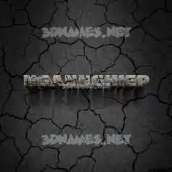 ngannghiep in Cracked Stone style - 3D name wallpaper