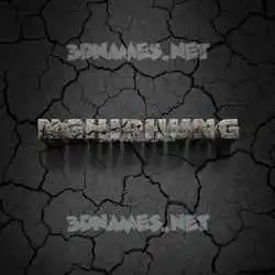nghiphung in Cracked Stone style - 3D name wallpaper