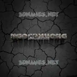 ngocphuong in Cracked Stone style - 3D name wallpaper