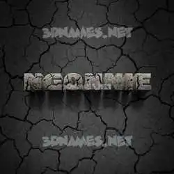 ngonnie in Cracked Stone style - 3D name wallpaper