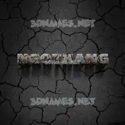 ngothang in Cracked Stone style - 3D name wallpaper