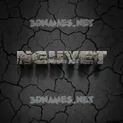nguyet in Cracked Stone style - 3D name wallpaper