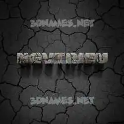 ngvtrieu in Cracked Stone style - 3D name wallpaper