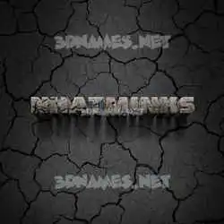 nhatminhs in Cracked Stone style - 3D name wallpaper