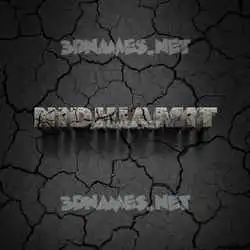 nidhiamit in Cracked Stone style - 3D name wallpaper