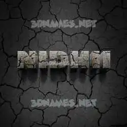 nidhii in Cracked Stone style - 3D name wallpaper