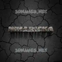 niharicka in Cracked Stone style - 3D name wallpaper