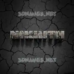 nikhith in Cracked Stone style - 3D name wallpaper