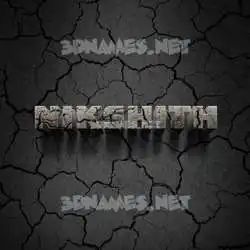 nikshith in Cracked Stone style - 3D name wallpaper