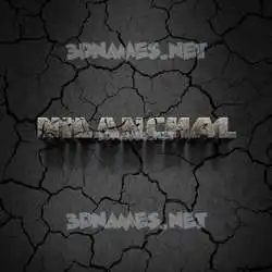 nilanchal in Cracked Stone style - 3D name wallpaper