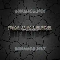 nilanjana in Cracked Stone style - 3D name wallpaper