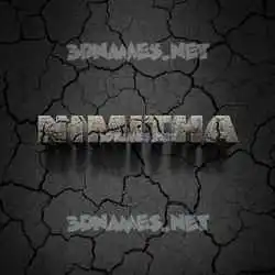 nimitha in Cracked Stone style - 3D name wallpaper