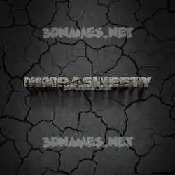 nimrasweety in Cracked Stone style - 3D name wallpaper