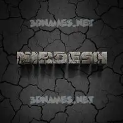 nirdesh in Cracked Stone style - 3D name wallpaper