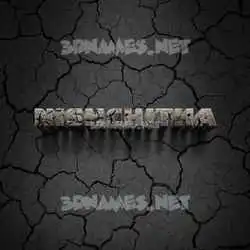 nishchitha in Cracked Stone style - 3D name wallpaper