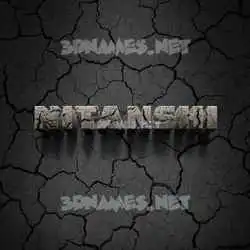 nitanshi in Cracked Stone style - 3D name wallpaper