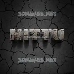 nittu in Cracked Stone style - 3D name wallpaper
