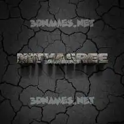 nityasree in Cracked Stone style - 3D name wallpaper