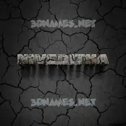 niveditha in Cracked Stone style - 3D name wallpaper
