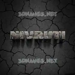 nivruti in Cracked Stone style - 3D name wallpaper