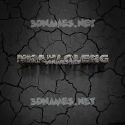nkahloleng in Cracked Stone style - 3D name wallpaper