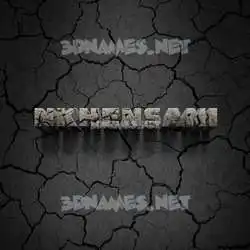 nkhensani in Cracked Stone style - 3D name wallpaper