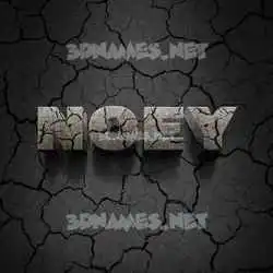 noey in Cracked Stone style - 3D name wallpaper