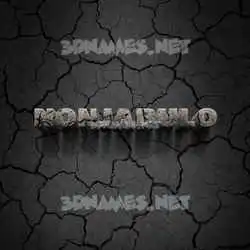 nonjabulo in Cracked Stone style - 3D name wallpaper