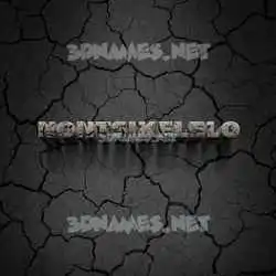 nontsikelelo in Cracked Stone style - 3D name wallpaper