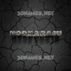 nookaraju in Cracked Stone style - 3D name wallpaper